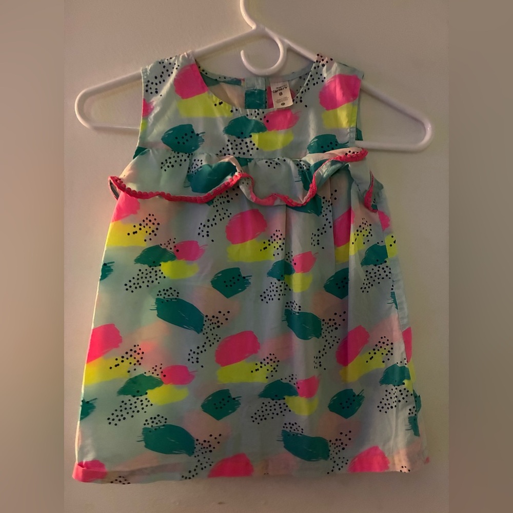 Carter's Multicolor Sleeveless top girls size 8